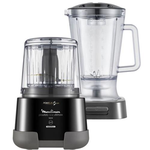 Moulinex DP815855 1.2.3 Ultimate Blender Batidora + Picadora 1000W