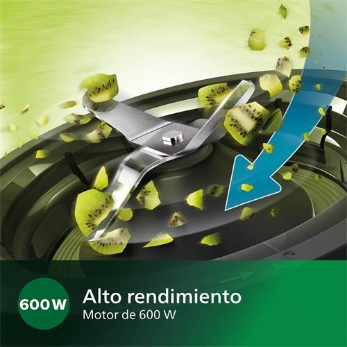 Philips HR2291/01 Batidora Vaso 600w 2L Negra