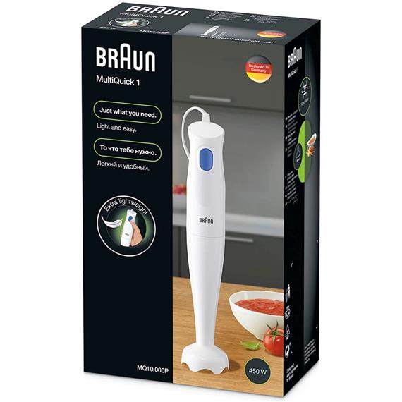 Braun MQ10.000PWH Batidora de Brazo 450W