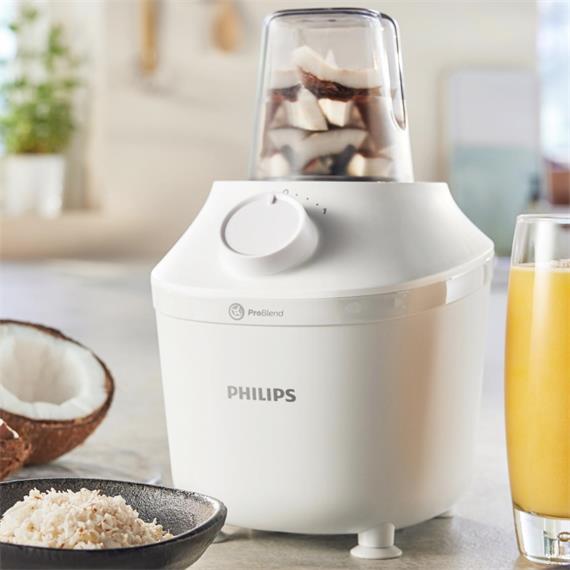 Philips HR2041/00 Batidora de Vaso ProBlend de 450W y 1,9 Litros