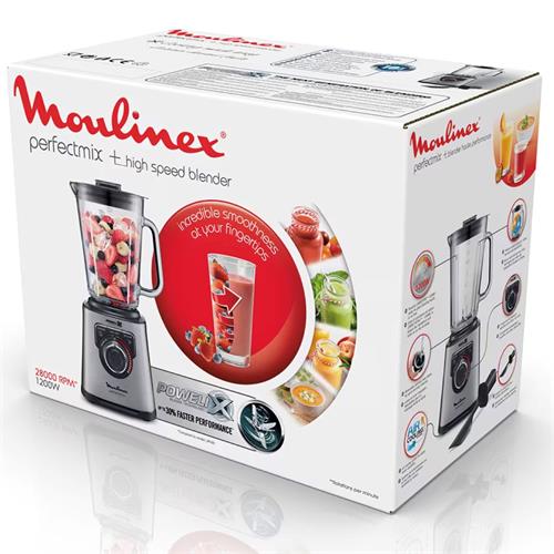 Moulinex LM811D10 Batidora con Vaso de Cristal Perfect mix + 1.200W