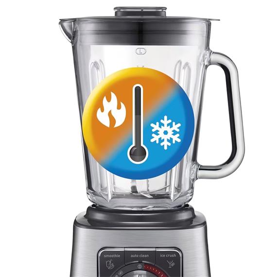 Moulinex LM811D10 Batidora con Vaso de Cristal Perfect mix + 1.200W