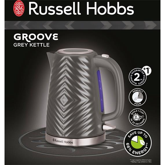 Russell Hobbs 26382-70  Hervidor Eléctrico Gris de 1.7L Gris