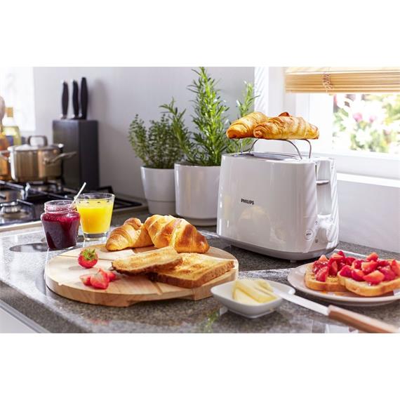 Philips HD2581/00 Tostador con Rejilla Elevadora Blanco