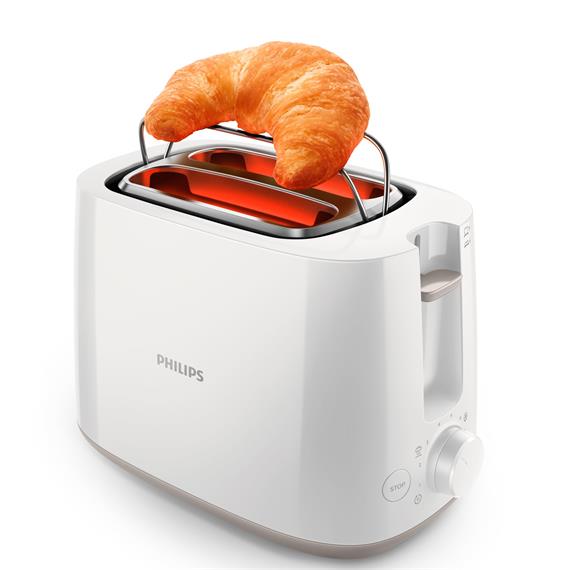 Philips HD2581/00 Tostador con Rejilla Elevadora Blanco