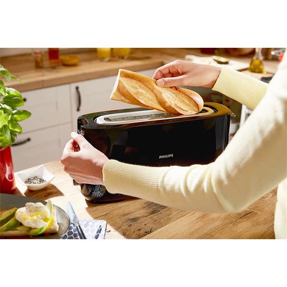 Philips HD2590/90 Tostador con 8 ajustes Negro