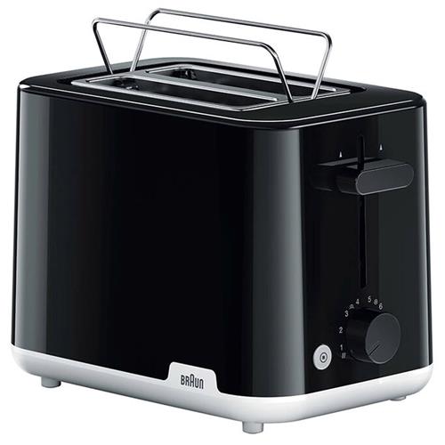 Braun HT1010BK Tostador 900w 2 Ranuras Negro