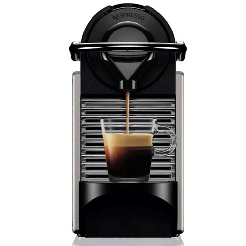 Krups XN304T Cafetera Nespresso Pixie 19 Bares Gris Titanio