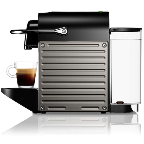 Krups XN304T Cafetera Nespresso Pixie 19 Bares Gris Titanio