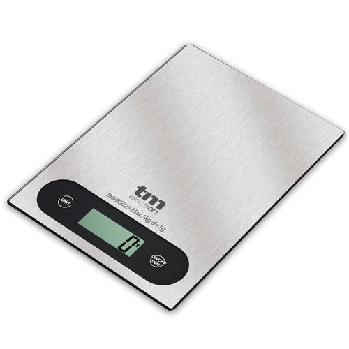 TM Báscula Cocina 5Kg Acero Inox (TMPBS025)