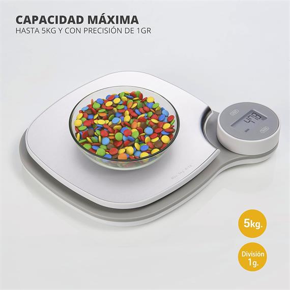 TM Báscula Cocina 5Kg Sin Pilas (TMPBS040)