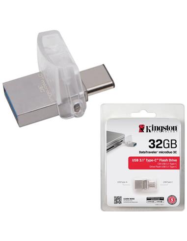 MEM. USB OTG 32GB 3.1 KINGSTON MICRODUO 3C TYPE-C