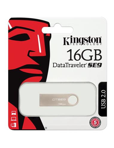 MEM. USB 16GB 2.0 KINGSTON DTSE9 METAL
