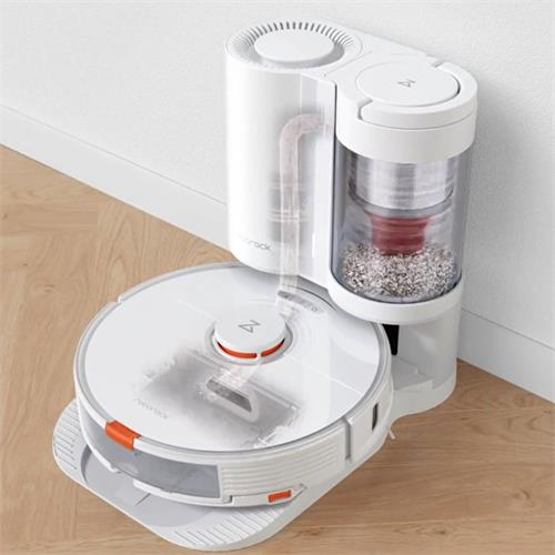 Roborock S7+ Robot Aspirador con Base de Vaciado Blanco