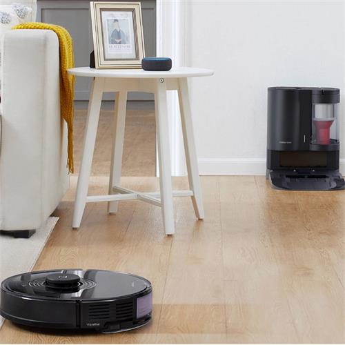 Roborock S7+ Robot Aspirador con Base de Vaciado Negro
