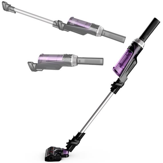 Rowenta RH1129 Aspirador Escoba X- Nano Morada y Negra