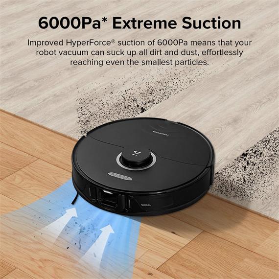 Roborock S8 Robot Aspirador y Fregasuelos Negro