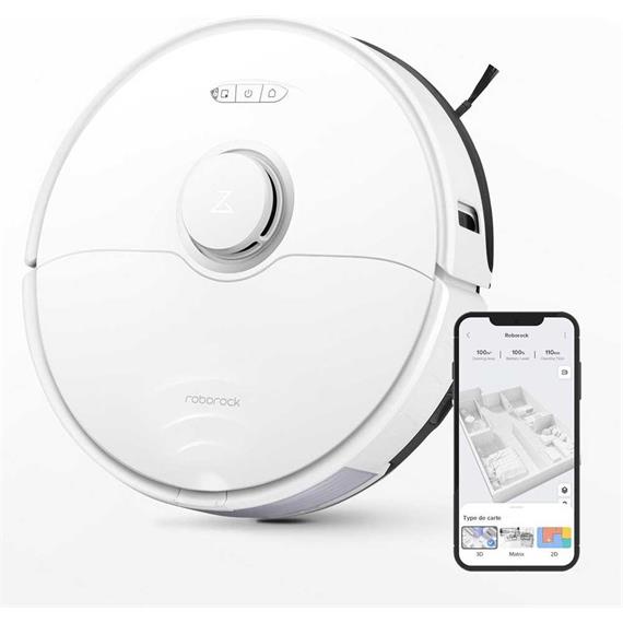 Roborock S8 Robot Aspirador y Fregasuelos Blanco