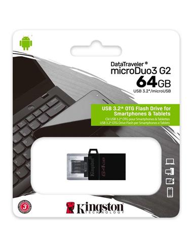 MEM. USB OTG 64GB 3.2 KINGSTON MICRODUO G2 MICRO USB