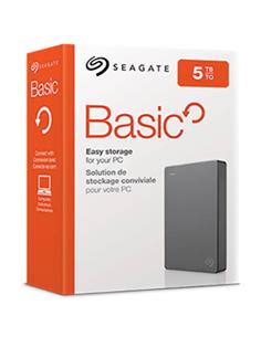 Disco Duro Externo SEAGATE Basic 5Tb 2.5 USB 3.0  Negro