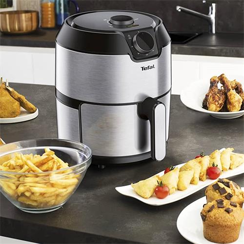 Tefal EY201D15 Freidora de aire sin aceite Classic 4.2L Inox