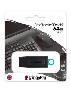 Mem. USB 64GB 3.2 Kingston Datatraveler Exodia