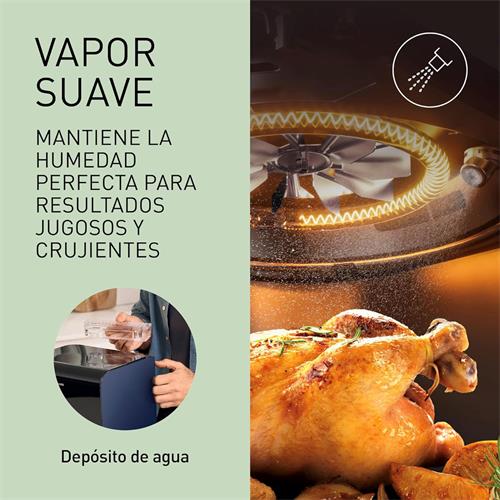 Panasonic NF-CC600AXE Freidora de Aire con Vapor, 6 Litros, Digital, Luz