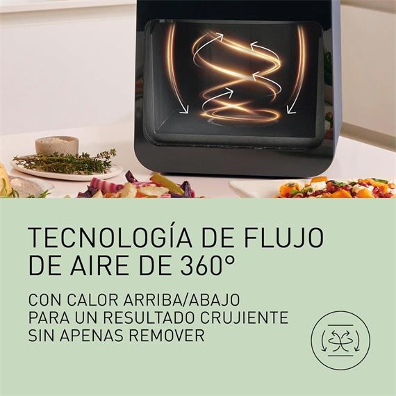 Panasonic NF-CC600AXE Freidora de Aire con Vapor, 6 Litros, Digital, Luz