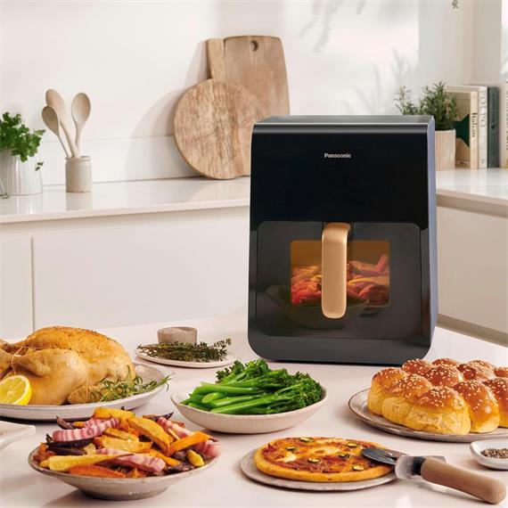 Panasonic NF-CC600AXE Freidora de Aire con Vapor, 6 Litros, Digital, Luz