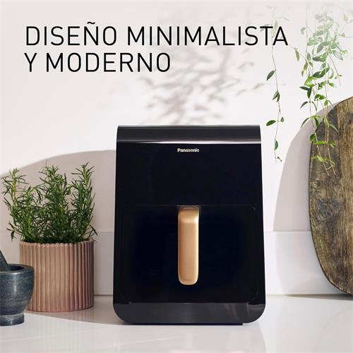 Panasonic NF-CC600AXE Freidora de Aire con Vapor, 6 Litros, Digital, Luz