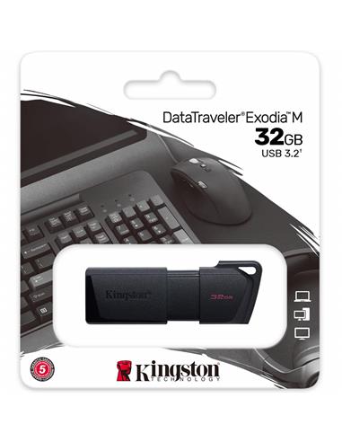 Mem. USB 32GB 3.2 Kingston Datatraveler Exodia M