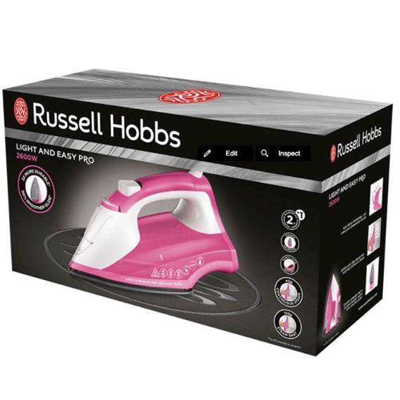 Russell Hobbs 26461-56 Plancha con 2.600W y Vapor 130gr Max