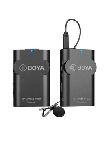 BOYA BY-WM4 PRO Sistema de micrófono inalámbrico 2.4G Digital