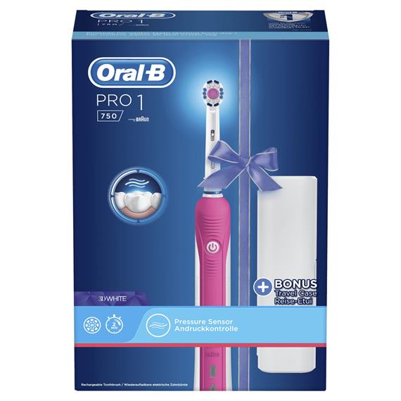 Braun Oral-B Cepillo Dientes Pro 750 Rosa (D16.513.UX)