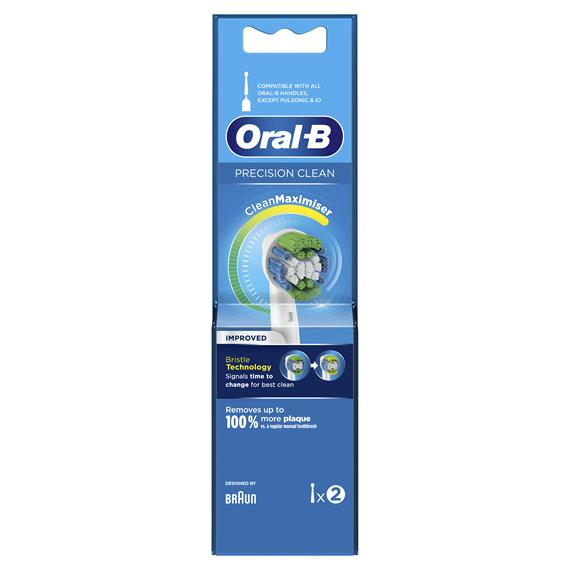 Braun Oral-B 2 Cabezales de Recambio Precision Clean (EB20RB-2)