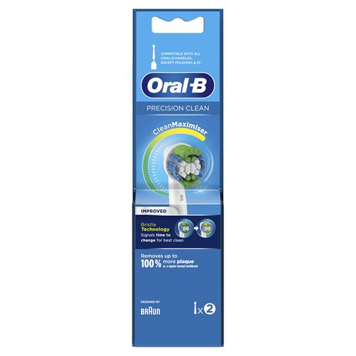 Braun Oral-B 2 Cabezales de Recambio Precision Clean (EB20RB-2)