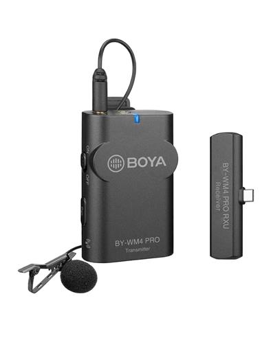 BOYA BY-WM4 PRO K5 Sistema de micrófono inalámbrico 2.4G USB-C