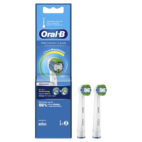 Braun Oral-B 2 Cabezales de Recambio Precision Clean (EB20RB-2)