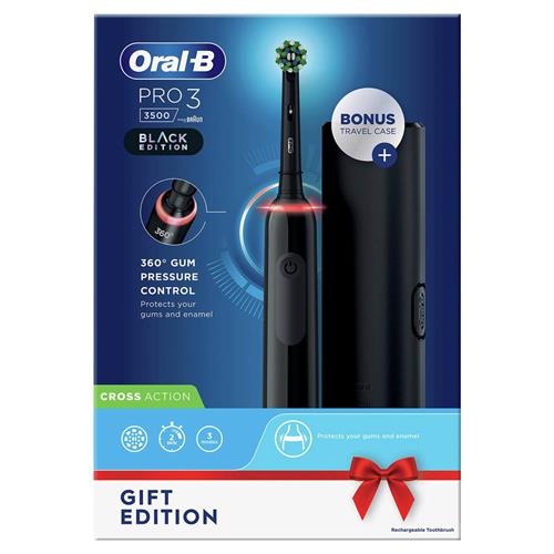 Braun Oral-B Pro 3 3500 Cepillo Eléctrico Negro (D505.513.3X)