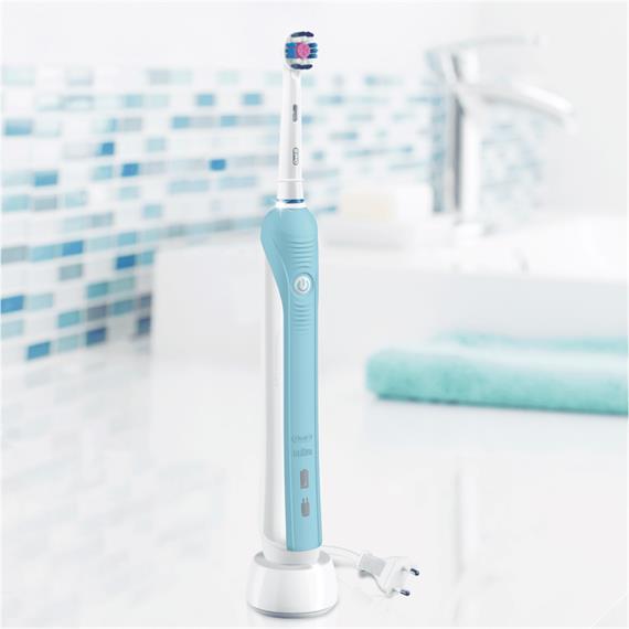 Braun Oral-B Cepillo Pro770 3D White + 2 Cabezales (D16.524.1U)