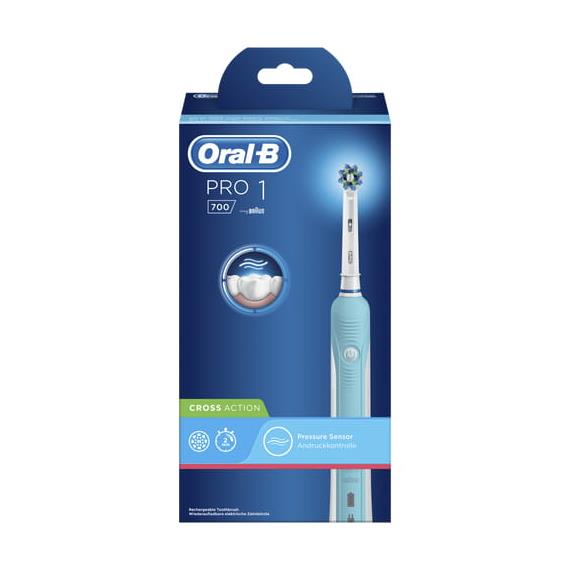 Braun Oral-B Pro 1 700 Cepillo Eléctrico Cross Action (D16.513.1U)