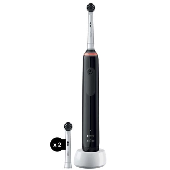 Braun Oral-B Cepillo Pro 3 3000 Charcoal+ 2 Recambios  (D505.523.3)