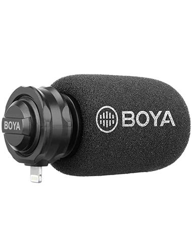 BOYA BY-DM200 Micrófono cardioide con conexión Lightning MFI