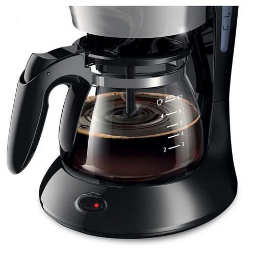 Philips HD7435/20 Cafetera 2-7 Tazas Negra