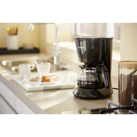 Philips HD7435/20 Cafetera 2-7 Tazas Negra
