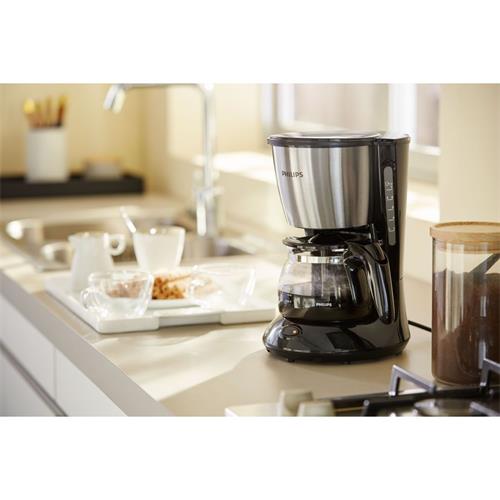 Philips HD7435/20 Cafetera 2-7 Tazas Negra