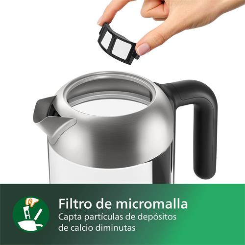 Philips HD9339/80 Hervidor Cristal Viva 1.7L