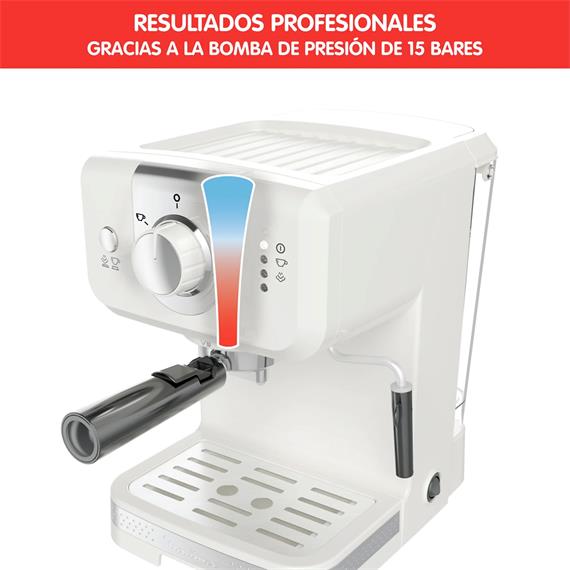 Moulinex XP330A10 Opio Soleil Cafetera Express Retro de 15 Bares