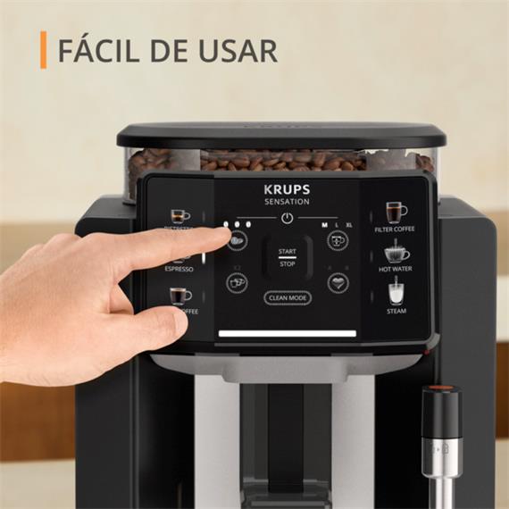 Krups EA910A10 Cafetera Superautomática 15 Bar 6 Programas