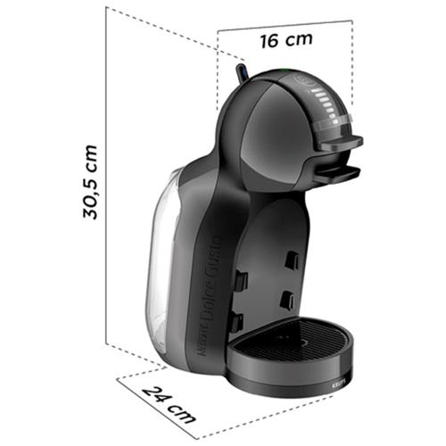 Krups KP1238AS Mini Me Cafetera Dolce Gusto 15 Bar Negra